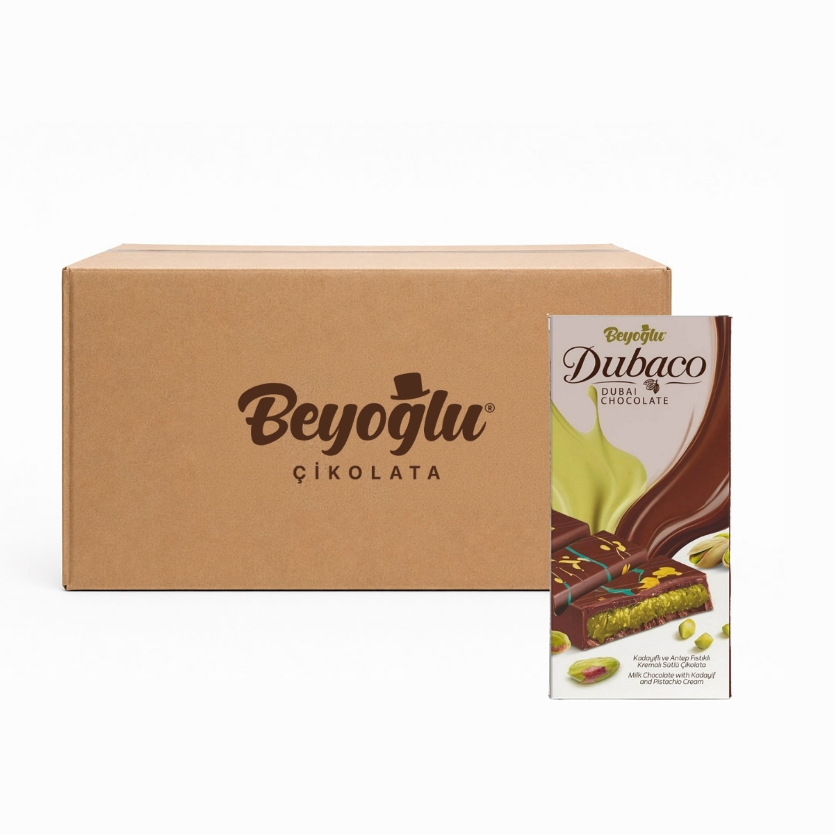 Beyoğlu Sütlü Dubai Çikolatası 200 G x6 3 Beyoğlu Sütlü Dubai Çikolatası 200 G x6