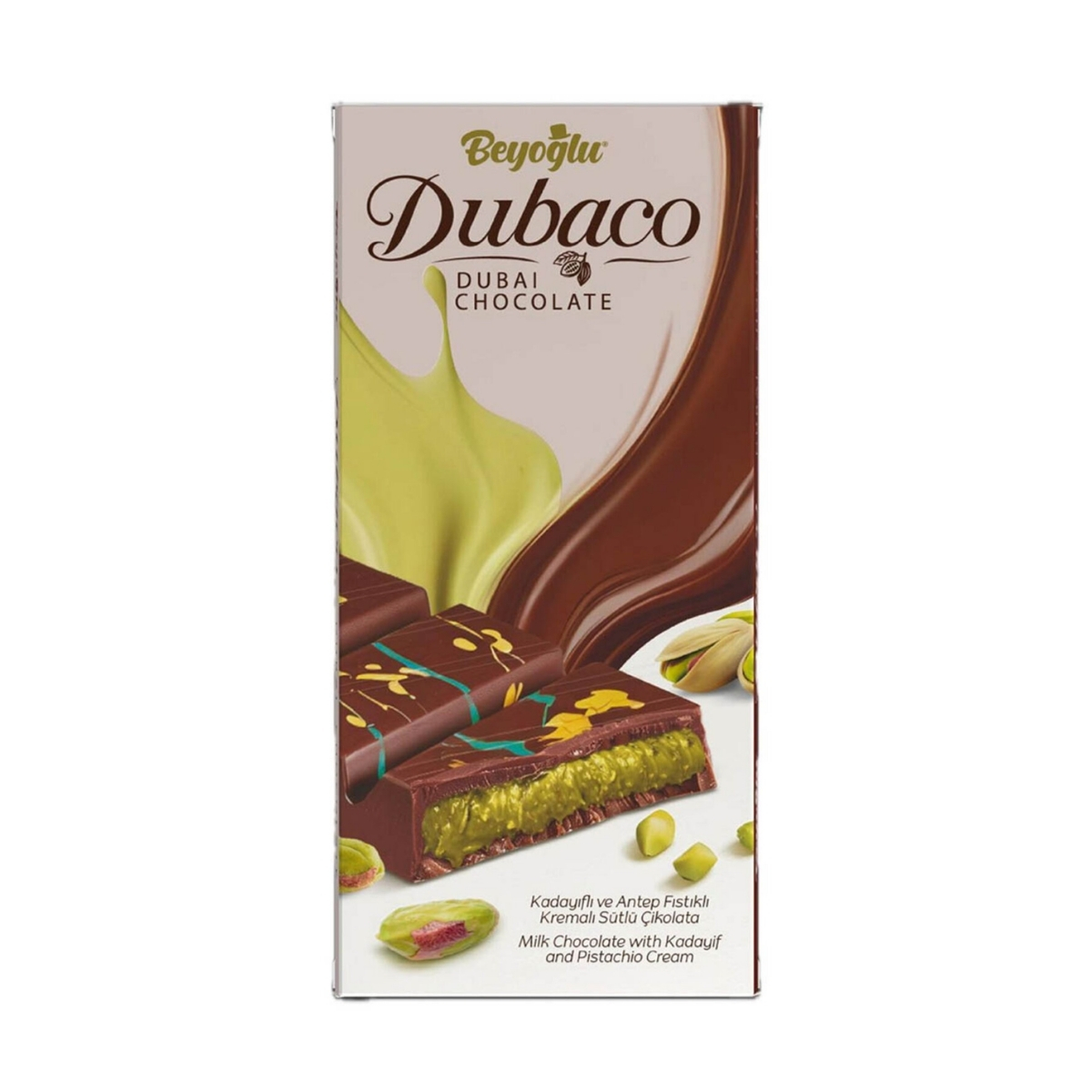 Beyoğlu Sütlü Dubai Çikolatası 200 G 3 Beyoğlu Sütlü Dubai Çikolatası 200 G