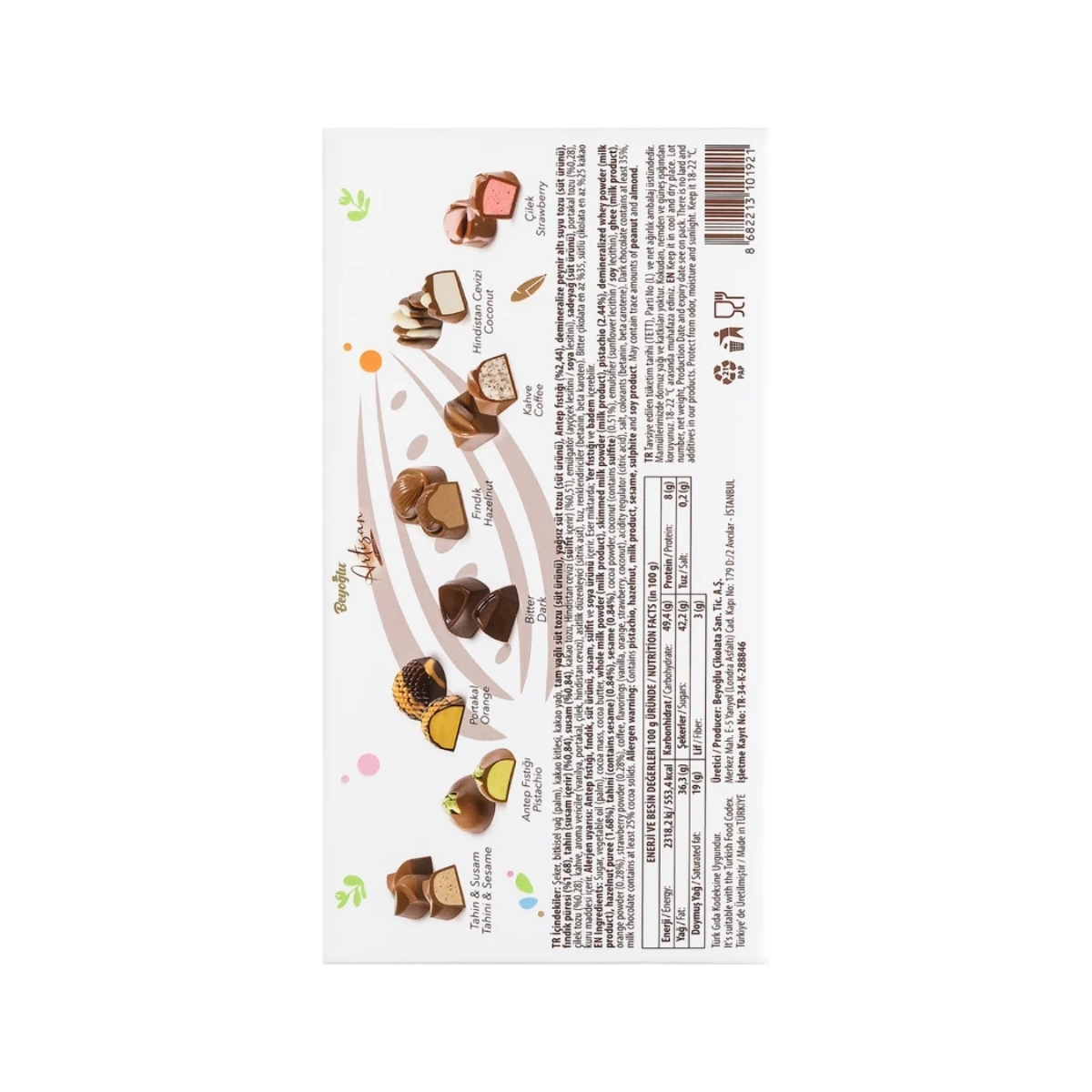 Beyoğlu Artisan 80gr 4 Beyoğlu Artisan 80gr İçerik