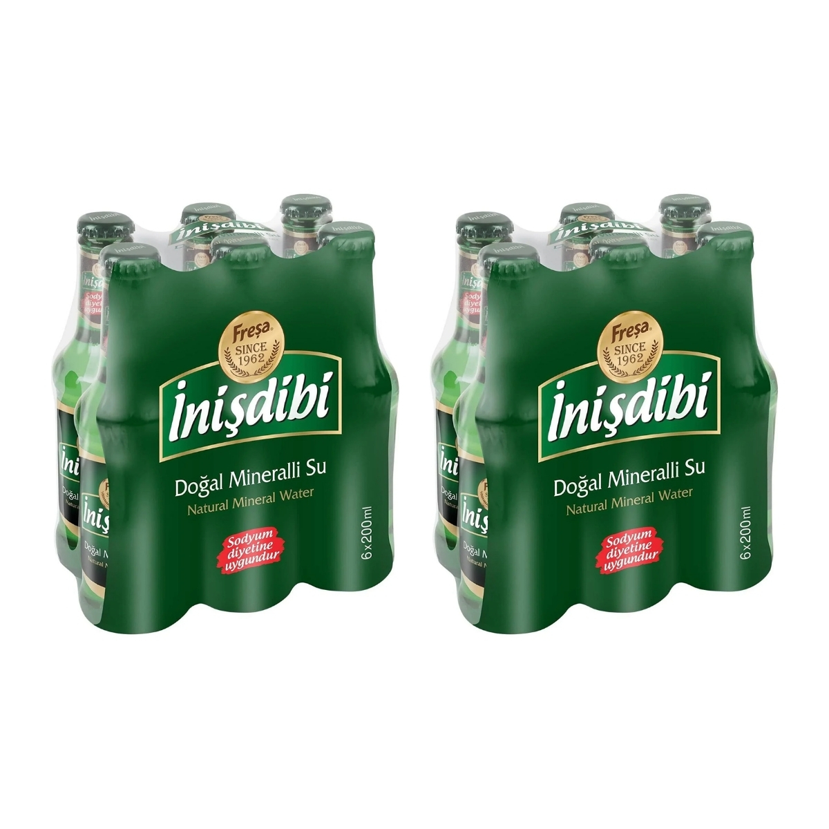 Freşa İnişdibi Doğal Maden Suyu 200ml x12 3 Freşa İnişdibi Doğal Maden Suyu 200ml x12