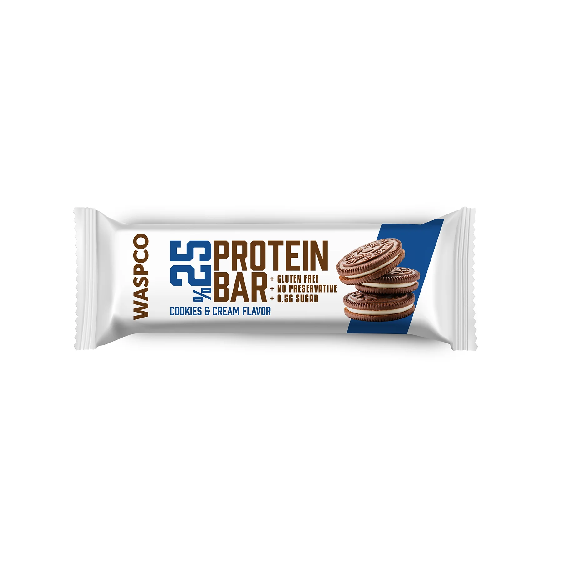 WASPCO Çikolata Kaplı Bisküvi Aromalı Protein Bar 36 g 3 WASPCO Çikolata Kaplı Bisküvi Aromalı Protein Bar 36 g