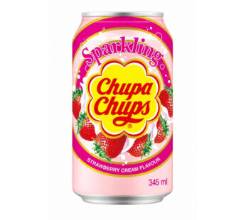 Chupa Chups Sparklıng Strawberry Cream 345ml