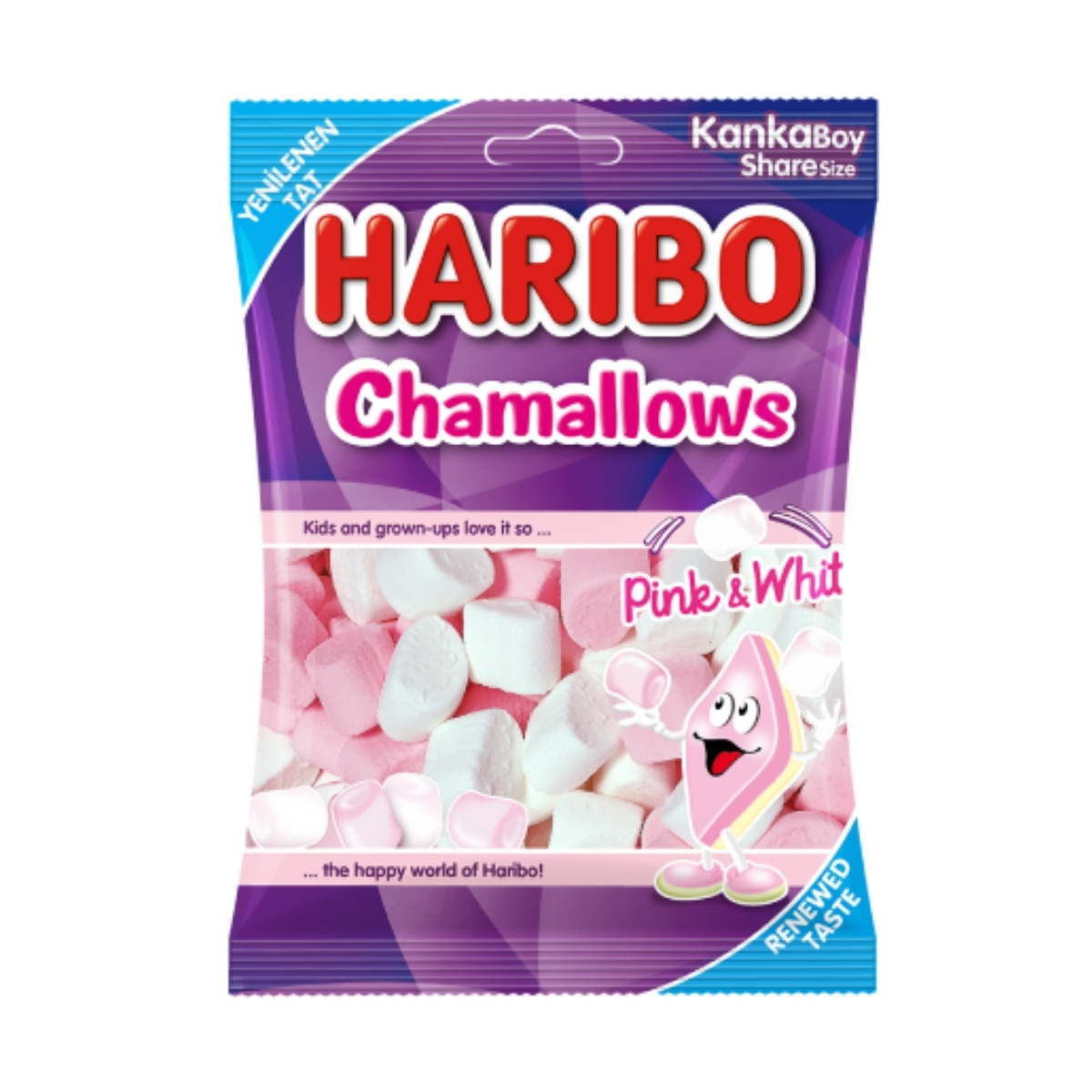 Haribo Chamallows Pink&White 70gr 3 Haribo Chamallows Pink & White 70gr