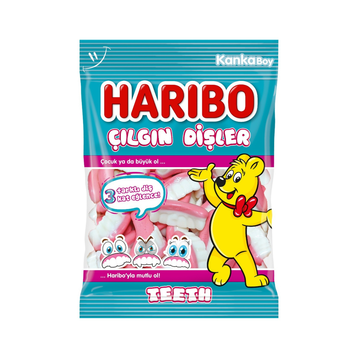 Haribo Çılgın Dişler 80gr 3 Haribo Çılgın Dişler 80gr