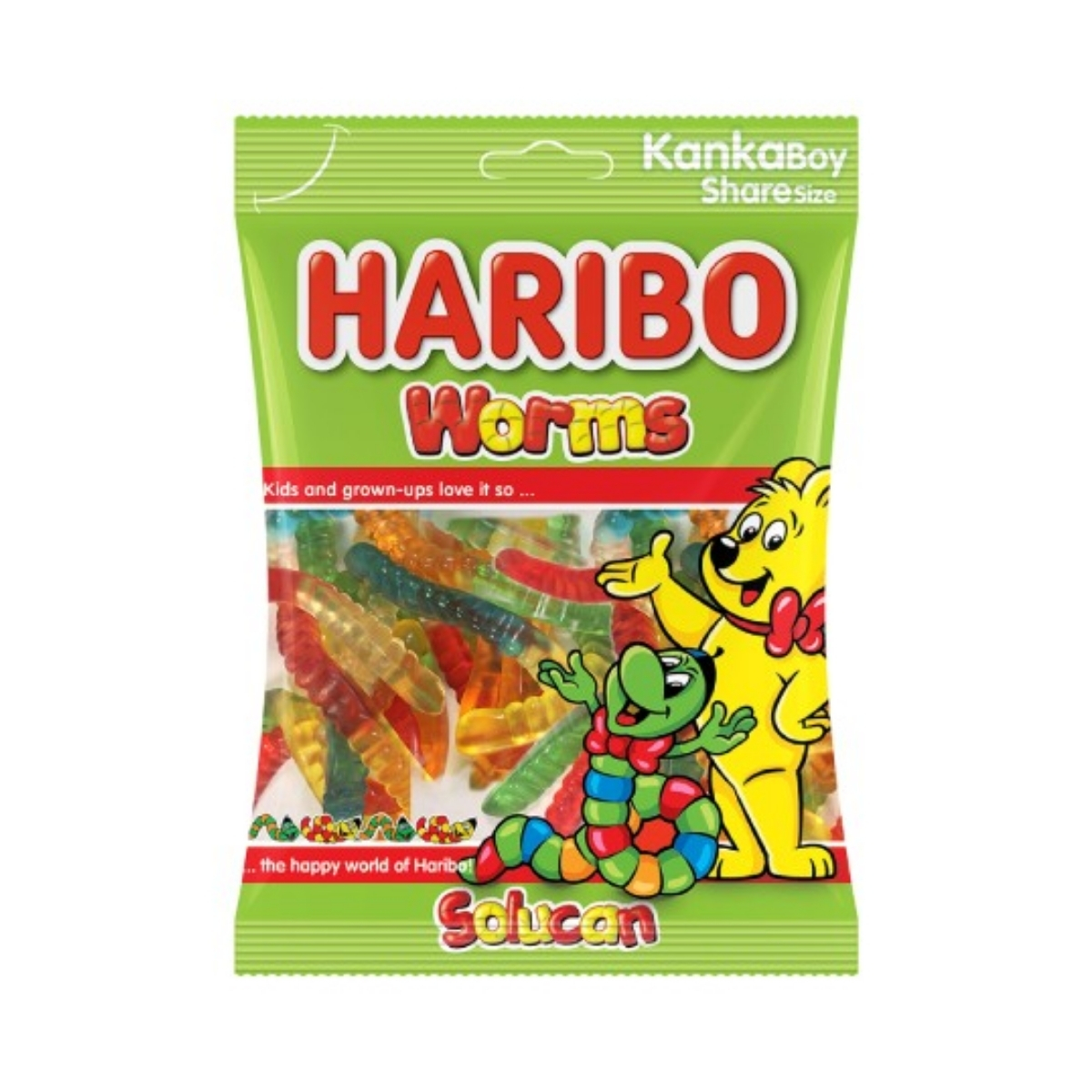 Haribo Worms 80gr 3 Haribo Worms 80gr