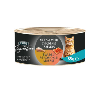 Peritas Tavuklu ve Somonlu Yetişkin Kedi Maması 85gr