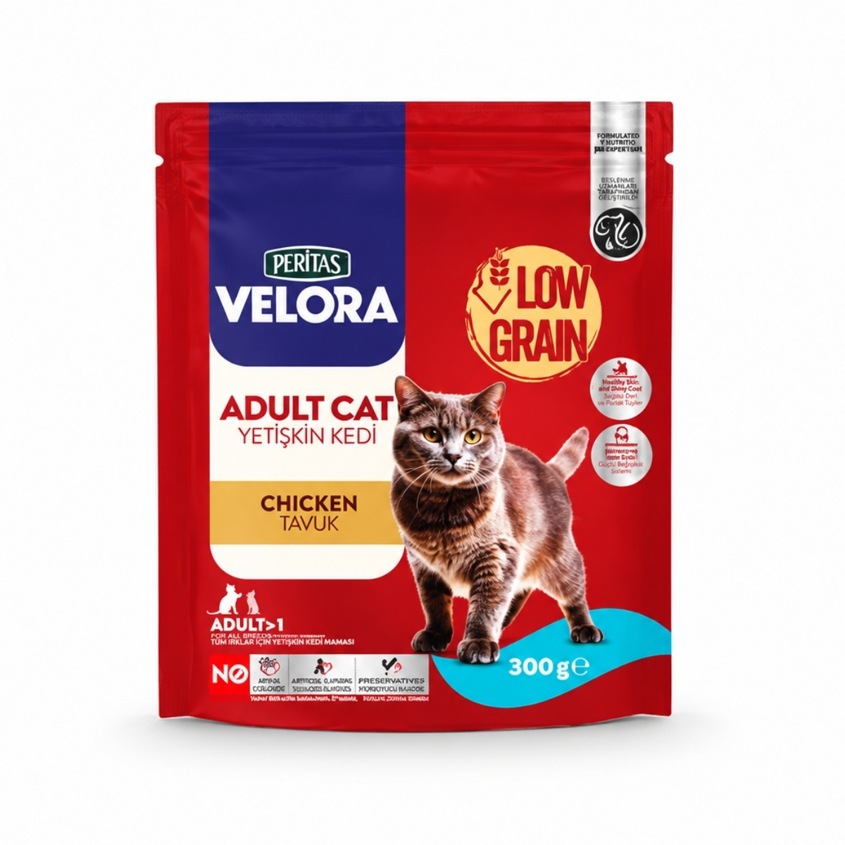 Peritas Velora Tavuk Etli Kedi Maması 300gr 3 Peritas Velora Tavuk Etli Kedi Maması 300gr